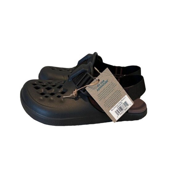 Chaco Chillos Clog Close Toe Rubber Waterproof Sandal Shoes Black Womans Size 5 - Picture 3 of 13